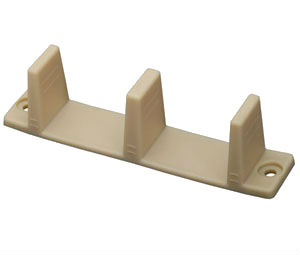 Knape & Vogt BK-0351 Non-Adjustable Door Guide - Beige - Each