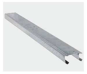 Knape & Vogt BK-3800-Z120 120" Double-J Zinc Finished Steel Track - 10 Pack