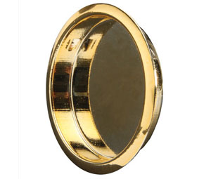 Knape & Vogt BN-0868-US3 2-1/8" Bright Brass Pull - 150 Pack