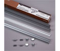 Knape P1092 ANOD 36 Ezy Roll Alum. Sliding Glass Door Track- Complete Assembly Pack - 36” Length