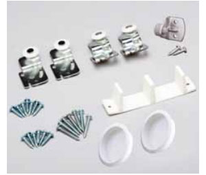 Knape & Vogt PB-BYP-60A-2 Part Bag For By-Pass 60 Lbs. Panels Aluminum Track For 2 Doors