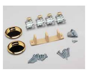 Knape & Vogt PB-BYP-60AFW-2 Part Bag For By-Pass 60 Lbs. Panels Aluminum Fascia Wide Track For 2 Doors - 10 Pack