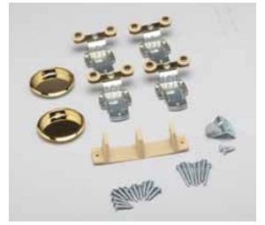 Knape & Vogt PB-BYP-75AFW-2 Part Bag For By-Pass 75 Lbs. Panels Aluminum Fascia Wide Track For 2 Doors - 10 Pack