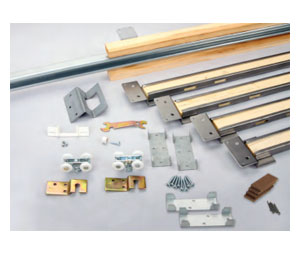 Knape & Vogt PKF-75S-3 Pocket Frame Kit For 75 Lbs. With Steel Track For 36" Opening