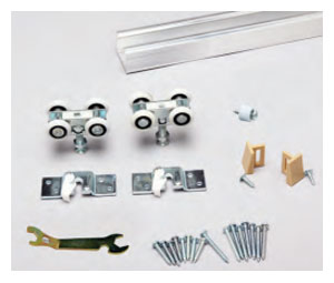 Knape & Vogt PKT-150A-6 Pocket 150 Lbs. Door With Aluminum Track For 36" Opening