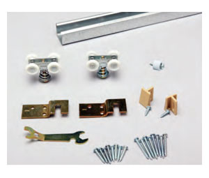 Knape & Vogt PKT-75S-5 Pocket 75 Lbs. Door With Steel Track For 30" Opening