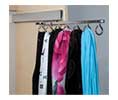 Knape&Vogt KVDSR14BN-7401 Oil Rubbed Bronze Deluxe Scarf Rack Closet Accessories - 1 Pc.