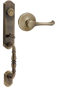 Kwikset 800 Single Cylinder Amherst Handle Set with Dorian Lever