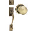Kwikset 800 Single Cylinder Hawthorne Handle Set with Circa Knob