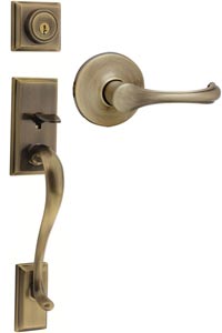 Kwikset 802 Dummy Hawthorne Handle Set with Dorian Lever