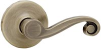 Kwikset 400LL Lido Entry Lever with Copa Knob