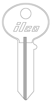 Kaba Ilco 1000DA CCL Key Blank