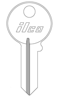 Kaba Ilco 1046 5 Pin American Lock Key Blank
