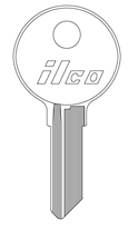 Kaba Ilco 1069FL National Cabinet Key Blank