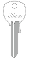 Kaba Ilco 1069LA National Cabinet Key Blank