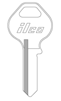 Kaba Ilco 1092VM Master Key Blank