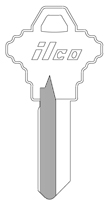 Kaba Ilco 1145H 5 Pin Schlage Key Blank
