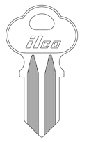 Kaba Ilco 41FD Chicago Key Blank