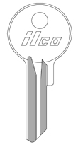 Kaba Ilco 997X Yale Key Blank