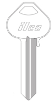 Kaba Ilco A1011M 6 Pin Corbin Russwin Key Blank