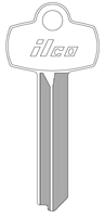 Kaba Ilco A1114A Best IC A Key Blank