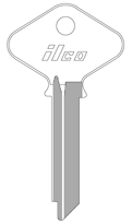 Kaba Ilco H998GF 7 1/2 Pin Yale Key Blank