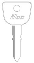 Kaba Ilco X129 Honda Automobiles Key Blank
