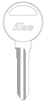 Kaba Ilco X131 Key Blank for Ford and Mazda Vehicles