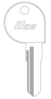 Kaba Ilco X134 Harley Davidson Key Blank
