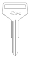 Kaba Ilco X159 Toyota Key Blank