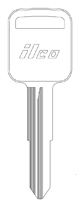 Kaba Ilco X180 Key Blank for Geo and General Motors Vehicles