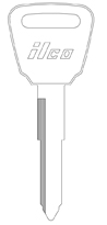 Kaba Ilco X183 Acura Key Blank
