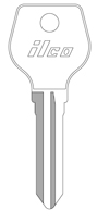 Kaba Ilco X26 Key Blank for Ford and Mazda Vehicles