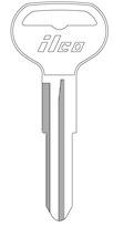 Kaba Ilco X46 Toyota Key Blank