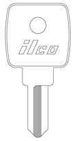 Kaba Ilco X56 Barri-Lock Key Blank