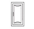 Larsens CB-0621 Clear Bubble Cover for C-2409 Fire Extinguisher Cabinets