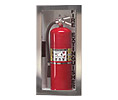 Larsens ALG2409-R2 Recessed Gemini Series Aluminum Fire Extinguisher Cabinet 