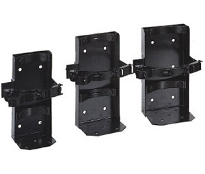 Larsens 812 15 lb Heavy Duty Box Type Vehicle Bracket - Black