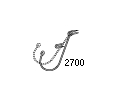 Larson 2700 8 in Zinc Coated Storage Hook