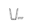 Larson 2727 5 in Zinc Coated Storage Hook