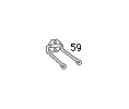 Larson 59 5-1/4 in Zinc Coated Storage Hook