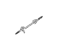Larson 1040-1 1 inch Solid Brass Gate Hook & Eye