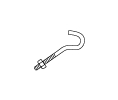 Larson 113A 5/32 x 1-5/8 Zinc Coated Hook Bolts with hex nuts