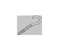 Larson 11H .120 x 1-1/4 Zinc Coated Hooks For Springs