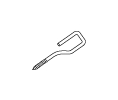 Larson 111-2-1/2 2-1/2in Zinc Coated Parrallel Hook