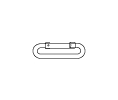 Larson 9416 3 1/2 Rope Snap 