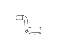 Larson 8843 1/2 in Zinc Coated Shelf Clip