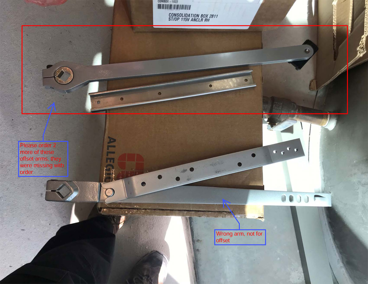 LCN 28103077CPAL Center Pivot Arm Assembly