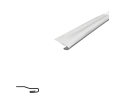 Legacy 21ZN 12 Interlocking Metal Weatherstrip, Interlocking Threshold Hook, Zinc, 12" Length