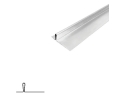 Legacy 2ZN 12 Interlocking Metal Weatherstrip, Plain Rib Strip 1-3/8" Base, Zinc, 12" Length